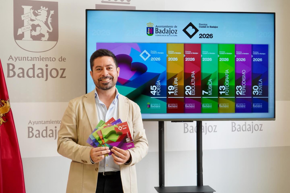 Convocados los Premios Ciudad de Badajoz 2026
