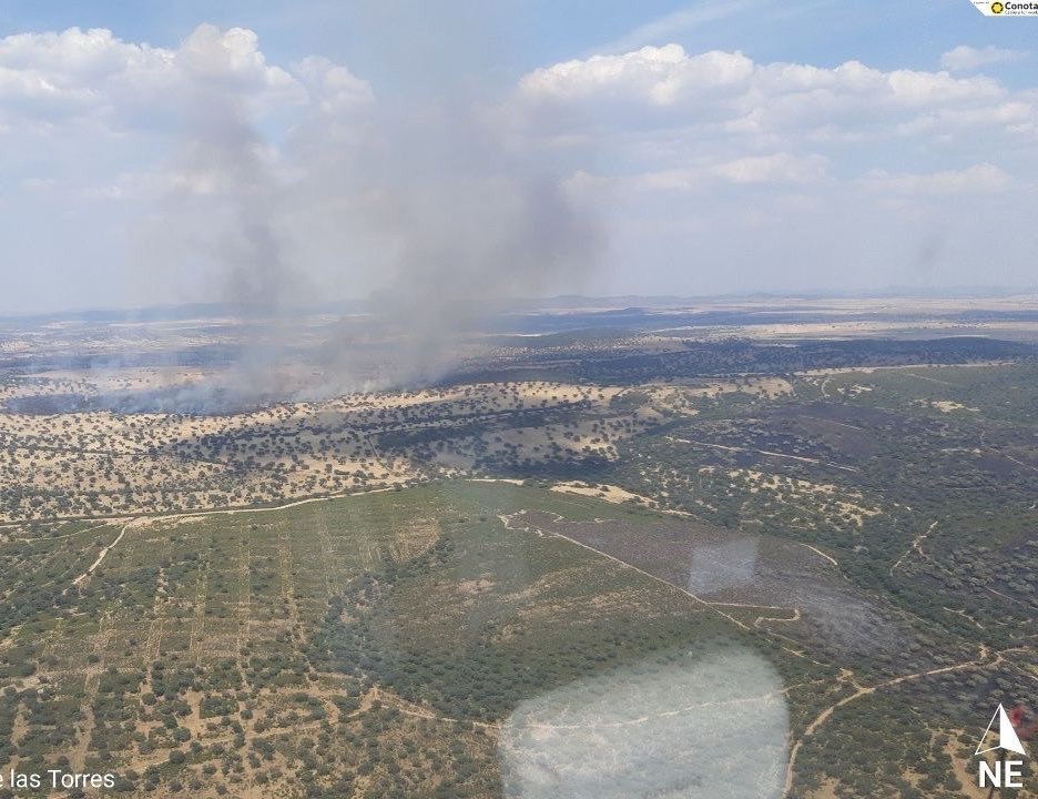 Campillo de llerena incendio