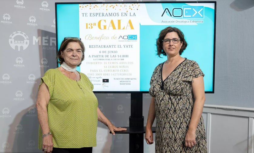 Mérida se vuelca con la solidaridad: AOEX prepara su gala contra el cáncer