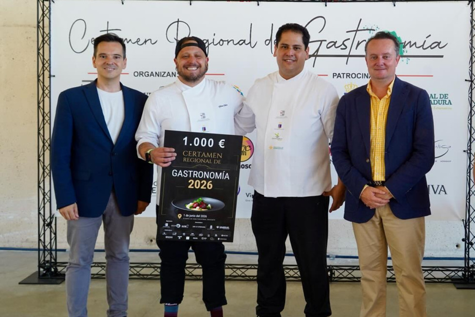 El chef emeritense Antonio Luis Falcón conquista el Certamen Regional de Gastronomía