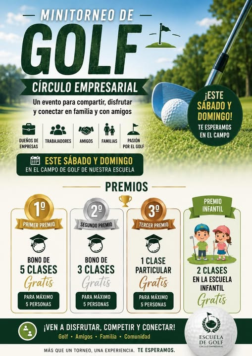 Minitorneo golf talayuela cartel