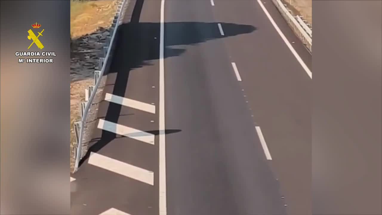Convoy bomberos Alemania incendio Jarilla