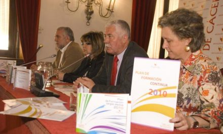 La Diputación presenta los Planes de Formación 2010 para empleados públicos y cargos electos de la provincia