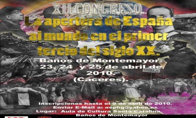 Baños acogerá un congreso nacional de la Asociación Española de Profesores de Historia y Geografía