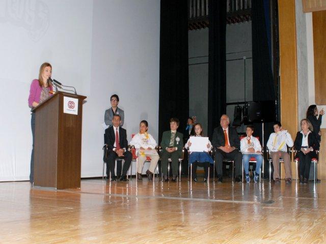 La princesa de Asturias entrega a un colegio de Navalmoral un galardón de la Fundación ONCE