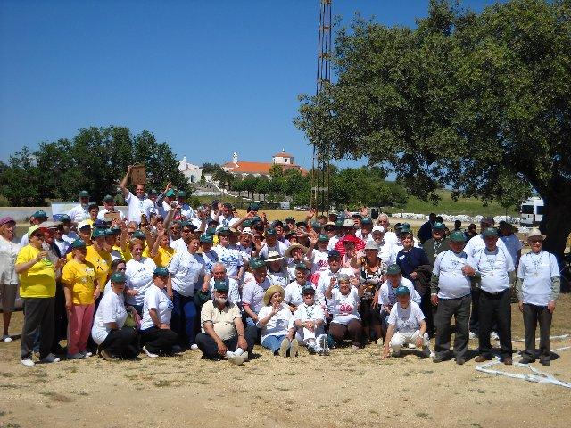 Ceclavín reúne a 160 petanquistas en el recinto de la Virgen del Encinar durante el torneo mancomunado
