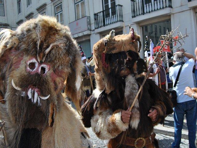 Las Carantoñas de Acehúche ponen el broche de oro a la participación del Patronato de Turismo en Lisboa
