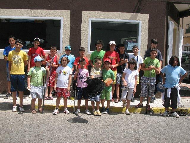 Más de una veintena de jóvenes participan en el concurso de pesca alevín-infantil San Buenaventura