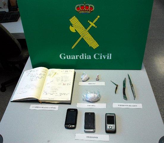La Guardia Civil desarticula en Coria un punto de droga al por menor con la detención de cinco personas