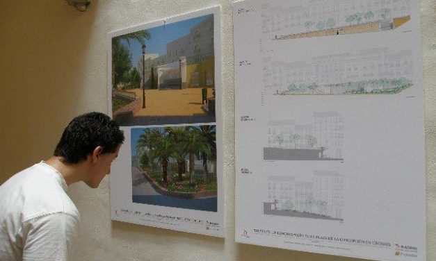 Los proyectos de las plazas de San Juan y la Concepción de Cáceres ya están disponibles en el Palacio de la Isla