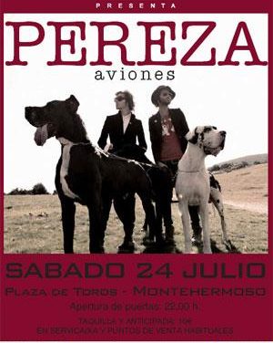 Pereza dará su único concierto en Extremadura, en la gira Aviones, en Montehermoso
