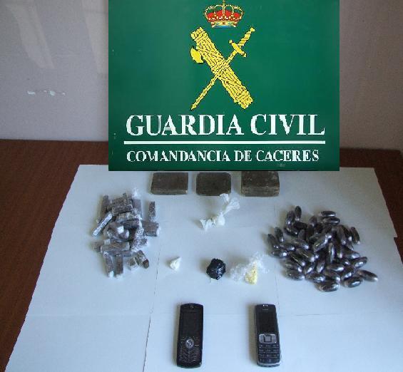 La Guardia Civil detiene a dos personas en Valverde como presuntos autores de un delito de tráfico de drogas