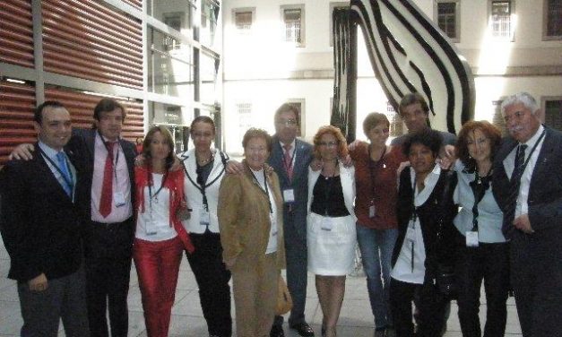 La delegación de Cáceres defiende en Madrid el proyecto “Cáceres y la fuerza de su abrazo” ante el jurado
