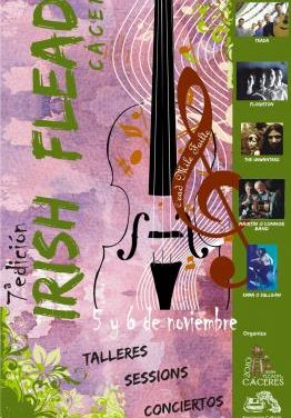 La séptima edición del Festival Irish Fleadh se celebrará en Cáceres los días 5 y 6 de noviembre