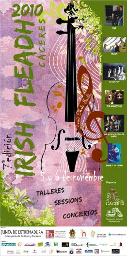 La séptima edición del Festival Irish Fleadh se celebrará en Cáceres los días 5 y 6 de noviembre