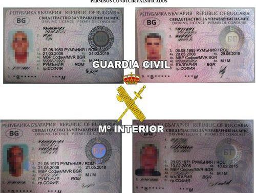 Desarticulado en Badajoz un entramado dedicado a la falsificación de permisos de conducir búlgaros