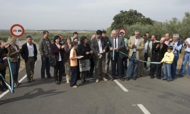 La Diputación de Cáceres inaugura la carretera CC 10.1 entre Guijo de Galisteo y Guijo de Coria