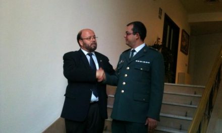 El Subdelegado del Gobierno despide al Comandante Arteaga de la Guardia Civil de la Comandancia de Cáceres