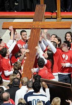 La Cruz de los Jóvenes llega este miércoles a la catedral de Coria con motivo del Día de la Juventud de este verano