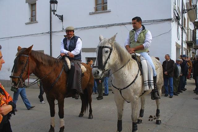 Valverde del Fresno se prepara para vivir la fiesta grande del patrón, San Blas, con jinetes y caballos