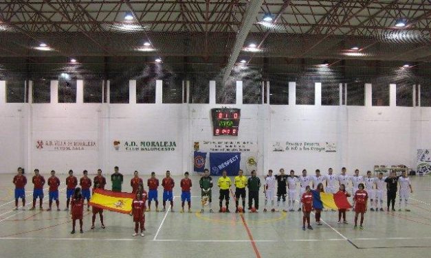 La Selección Sub’21 cierra su gira por Extremadura con goleadas ante Rumanía en Moraleja y en Baños