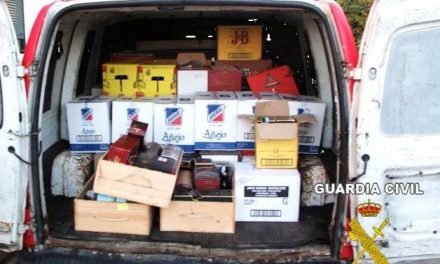Detienen a un joven de 22 años por robar más de medio millar de bebidas alcohólicas de un almacén de Olivenza