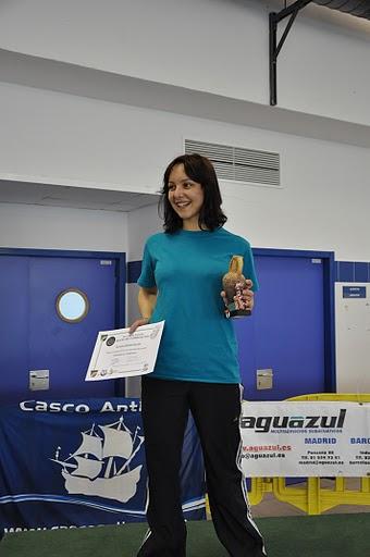 Una joven de Perales del Puerto, Lucía Mateos, se proclama campeona de España de buceo