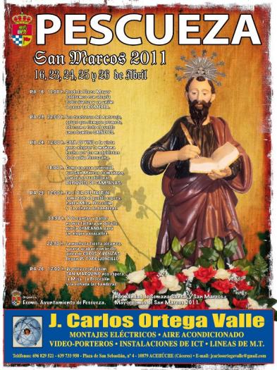 El municipo de Pescueza celebrará las fiestas de San Marcos en plena Semana Santa, del 23 al 26 de abril