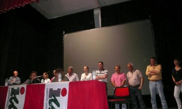 IU Extremadura aboga en Moraleja por revitalizar el campo para que la región consiga el progreso