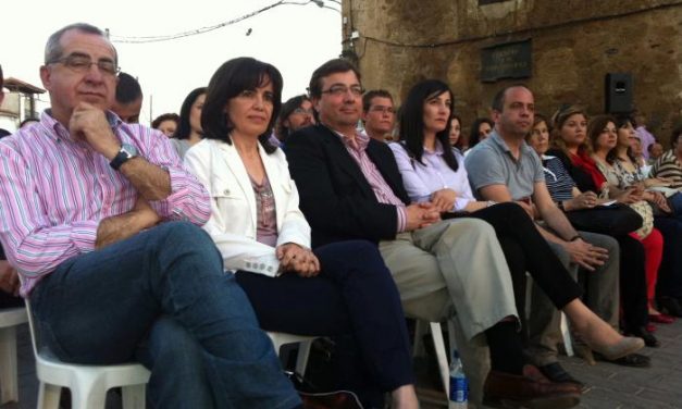 Fernández Vara acusa en Moraleja al Partido Popular de no adquirir compromisos con Extremadura