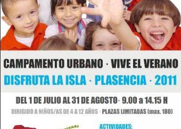 El III Campamento Urbano de Plasencia en La Isla abre el periodo de inscripciones para niños de 4 a 12 años