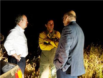 El incendio de Oliva de Mérida, declarado ayer martes, está ya controlado y ha calcinado 207 hectáreas