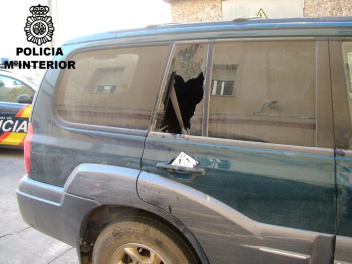 La Policía Nacional detiene en Cáceres a una persona por siete robos y hurtos en interior de vehículos