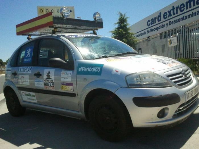 La Diputación de Cáceres colabora con la Asociación Deportiva “Solidaridad sobre ruedas” en el Mongol Rally