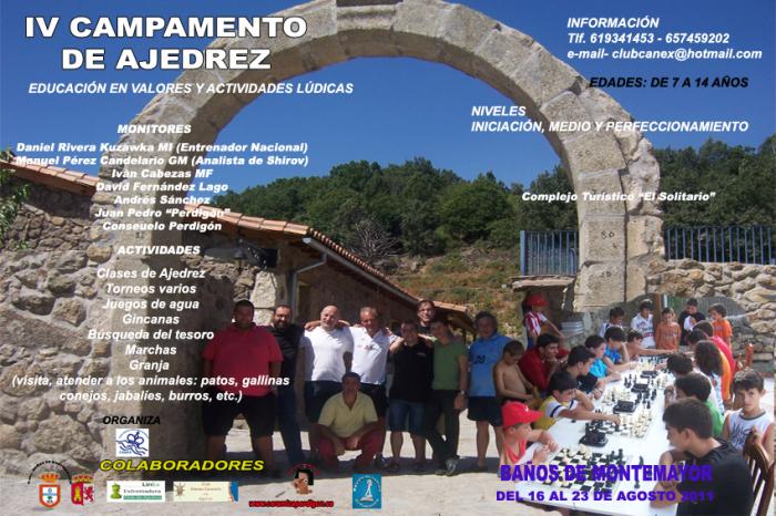 Baños de Montemayor acogerá del 16 al 23 de agosto el IV Campamento de Ajedrez para niños