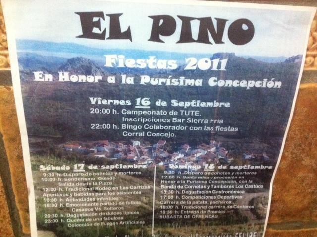 La aldea de El Pino celebra la Purísima Concepción con degustaciones, bailes, actos religiosos y juegos