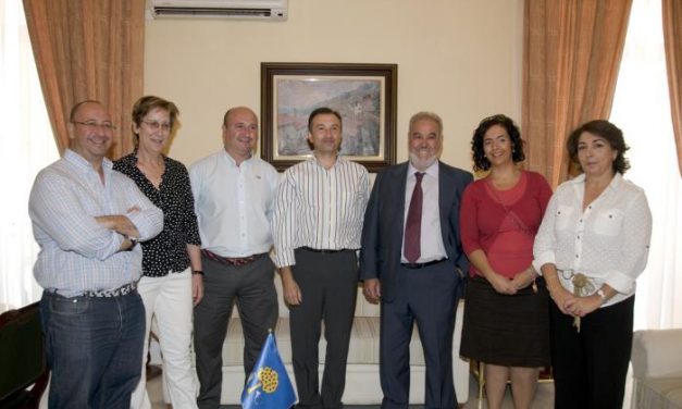 El presidente de la Diputación de Cáceres visita obras y proyectos en Navalmoral de la Mata
