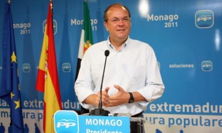 Monago responsabiliza a Blanco y Zapatero de que la CE no haya elegido el corredor del Eje-16