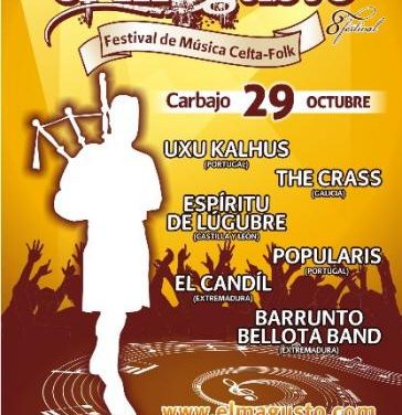 Seis grupos de música  celta participan en el Festival El Magusto que acoge Carbajo esta jornada