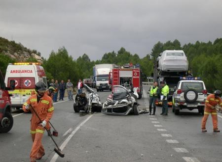 Extremadura registra este fin de semana doce accidentes con ocho heridos de carácter grave