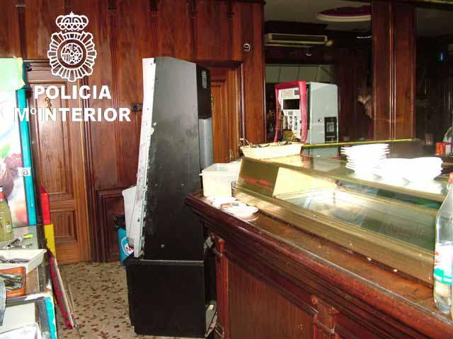 La policía detiene a un individuo por un robo con fuerza en una cafetería de la ciudad de Badajoz