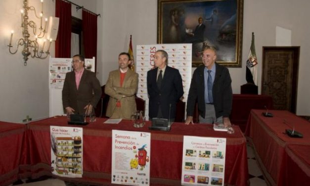 La Diputación de Cáceres y el SEPEI participan en la VI edición de la  Semana de Prevención de Incendios