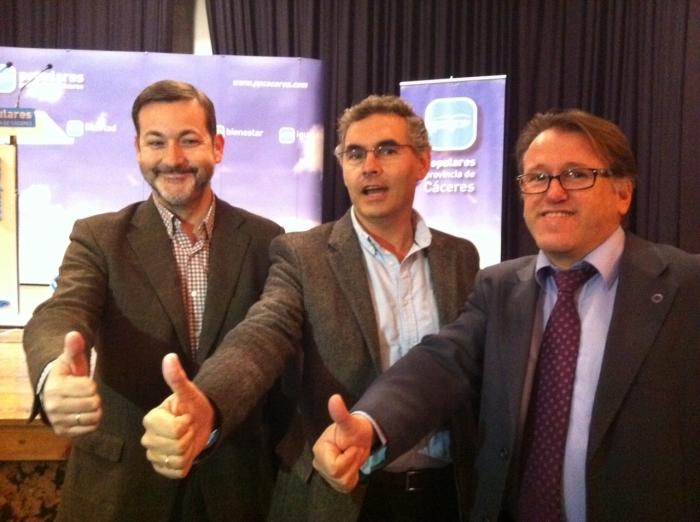 El PP anima a los extremeños a dar un cambio político a España como ya lo hicieran en Extremadura el 22-M