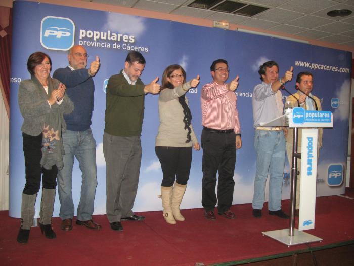 Con el 67% de los votos escrutados el PP consigue la mayoría en Extremadura y rompe el empate con el PSOE