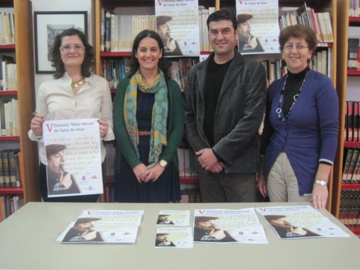 La biblioteca de Coria abre la convocatoria de la V edición del Concurso «Pablo Neruda» de cartas de amor