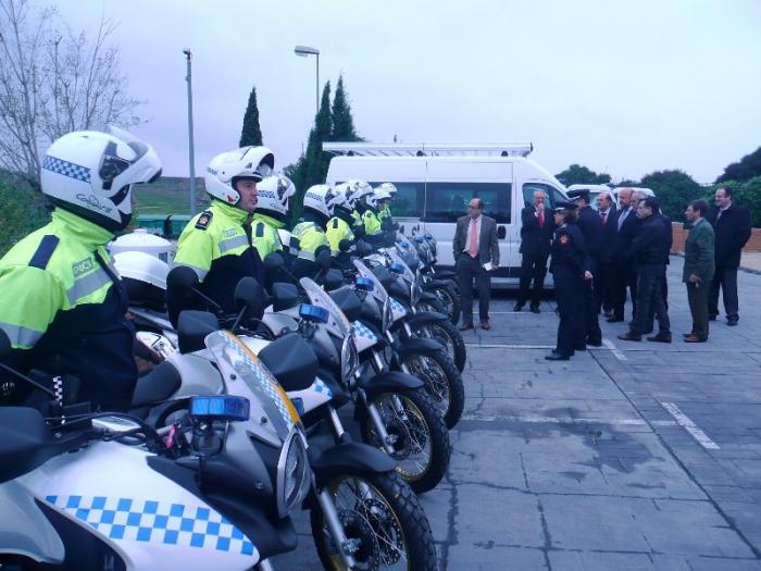 La policía local de Cáceres cuenta con una nueva flota de siete vehículos y 9 motocicletas