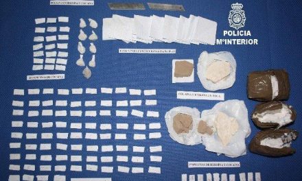 La Policía Nacional detiene en el casco antiguo de Badajoz a un individuo por tráfico de drogas