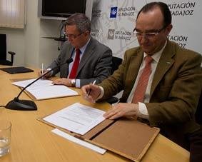 Diputación de Badajoz y CEPES-Extremadura firman un acuerdo para potenciar la economía social