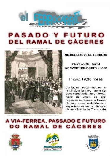 Extremadura y Portugal analizarán en Valencia de Alcántara el pasado y futuro del ramal de Cáceres