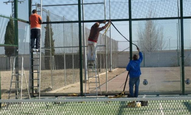 El Ayuntamiento de Moraleja acomete varios trabajos de mantenimiento en las instalaciones deportivas